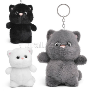 Мягкая игрушка-брелок М1418 "Кот Мурзик" 16см